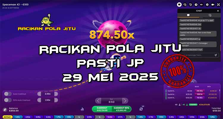 pola gacor spaceman 29 mei 2025