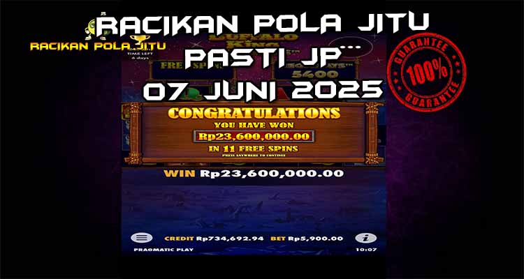 pola gacor Buffalo King Megaways 07 juni 2025