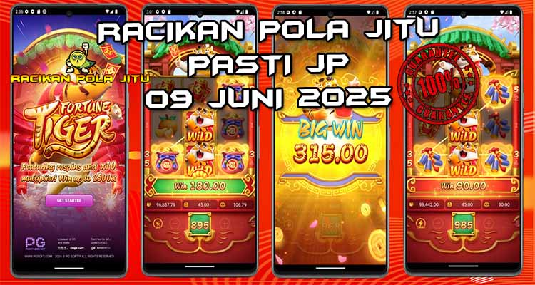pola gacor racikan pola jitu fortune tiger 09 juni 2025