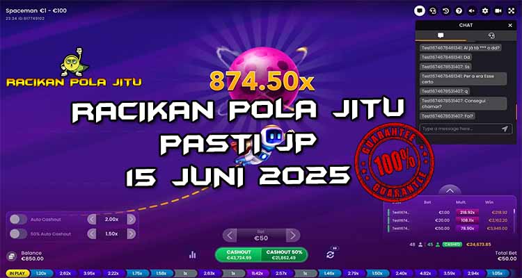 pola gacor spaceman 15 juni 2025
