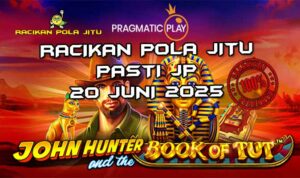 racikan pola jitu John Hunter and the Book of Tut 20 juni 2025