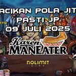 Pola gacor Karen Maneater saat multiplier x76 aktif