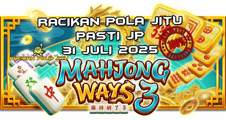 Simbol mahjong bercahaya di gulungan Mahjong Ways III untuk Racikan Pola Jitu 31 Juli 2025.