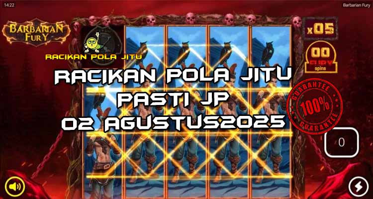 Tabel strategi Racikan Pola Jitu Barbarian Fury 1 Agustus 2025 dengan pola taruhan dinamis.