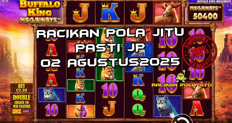 Tabel strategi Racikan Pola Jitu Buffalo King Megaways 1 Agustus 2025 dengan pola taruhan dinamis.