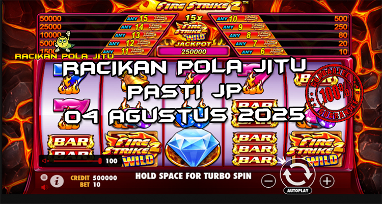 Tabel strategi Racikan Pola Jitu Fire Strike 2 1 Agustus 2025 dengan pola taruhan dinamis.