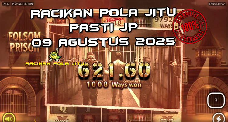 Tabel strategi Racikan Pola Jitu Folsom Prison di Rajaslot 9 Agustus 2025 dengan ritme taruhan dinamis.