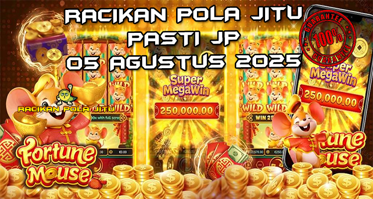 Tabel strategi Racikan Pola Jitu Fortune Mouse 5 Agustus 2025 dengan pola taruhan dinamis.