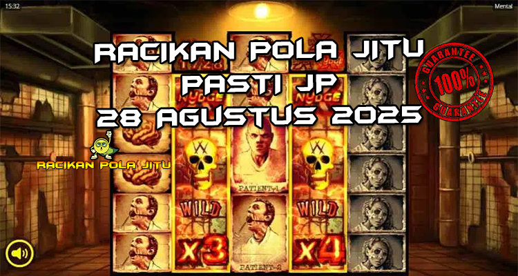 Tabel strategi Racikan Pola Jitu Mental xWays di Rajaslot 28 Agustus 2025 dengan pola taruhan.