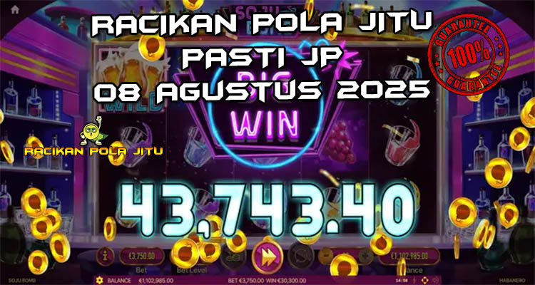 Tabel strategi Racikan Pola Jitu Soju Bomb 8 Agustus 2025 dengan pola taruhan dinamis.