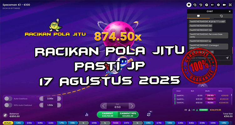 Tabel strategi Racikan Pola Jitu Spaceman di Rajaslot 17 Agustus 2025 dengan pola taruhan kosmik.
