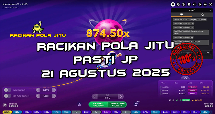 Tabel strategi Racikan Pola Jitu Spaceman di Rajaslot 21 Agustus 2025 dengan pola taruhan kosmik.