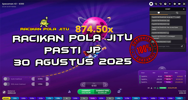 Tabel strategi Racikan Pola Jitu Spaceman di Rajaslot 30 Agustus 2025 dengan pola taruhan bintang supernova.