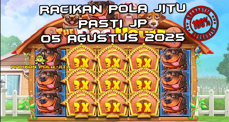 Tabel strategi Racikan Pola Jitu The Dog House 5 Agustus 2025 dengan pola taruhan dinamis.