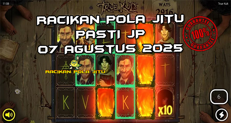 Tabel strategi Racikan Pola Jitu True Kult 7 Agustus 2025 dengan pola taruhan dinamis.