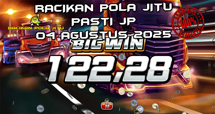 Tabel strategi Racikan Pola Jitu Wild Trucks 4 Agustus 2025 dengan pola taruhan dinamis.