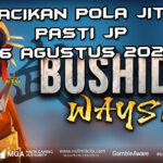 Tabel strategi Racikan Pola Jitu Bushido Ways xNudge 6 Agustus 2025 dengan pola taruhan dinamis.