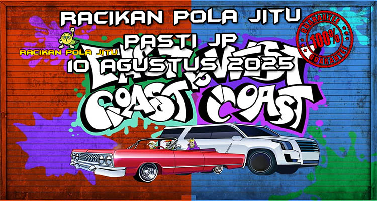 Geng rap East Coast vs West Coast dengan xWays untuk Racikan Pola Jitu di Rajaslot 10 Agustus 2025.