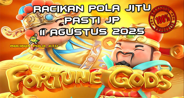 Koin emas Fortune Gods dengan Free Spins untuk Racikan Pola Jitu di Rajaslot 11 Agustus 2025.