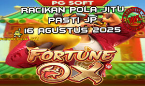 Lembu emas Fortune Ox dengan Free Spins untuk Racikan Pola Jitu Fortune Ox di Rajaslot 16 Agustus 2025.