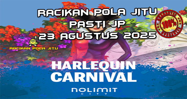 Topeng Harlequin Carnival dengan Free Spins untuk Racikan Pola Jitu Harlequin Carnival di Rajaslot 23 Agustus 2025.