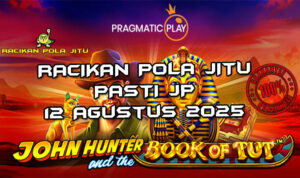 Buku kuno John Hunter and the Book of Tut dengan Free Spins untuk Racikan Pola Jitu di Rajaslot 12 Agustus 2025.