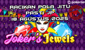 Permata joker Joker's Jewels dengan Scatter Bonus untuk Racikan Pola Jitu Joker's Jewels di Rajaslot 18 Agustus 2025.