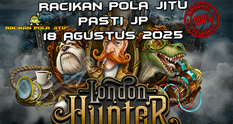 Dinosaurus London Hunter dengan Free Spins untuk Racikan Pola Jitu London Hunter di Rajaslot 18 Agustus 2025.