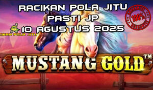 Kuda mustang Mustang Gold dengan Money Collect untuk Racikan Pola Jitu di Rajaslot 10 Agustus 2025.