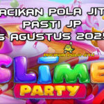 Slime ceria Slime Party dengan Free Spins untuk Racikan Pola Jitu Slime Party di Rajaslot 16 Agustus 2025.
