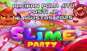 Slime ceria Slime Party dengan Free Spins untuk Racikan Pola Jitu Slime Party di Rajaslot 16 Agustus 2025.