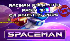 Astronot di Spaceman dengan pengali crash untuk Racikan Pola Jitu 4 Agustus 2025.