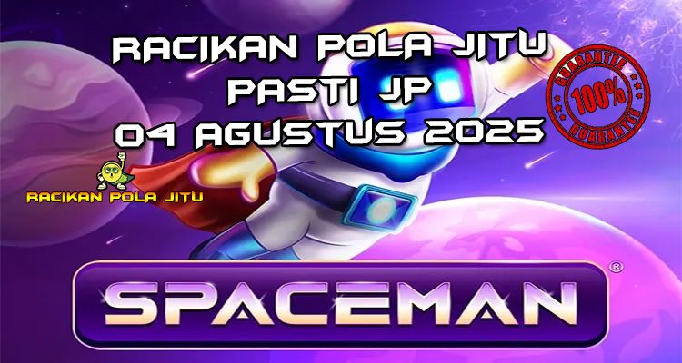 Astronot di Spaceman dengan pengali crash untuk Racikan Pola Jitu 4 Agustus 2025.