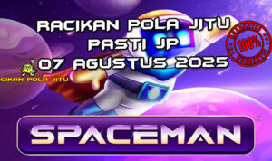 Astronot Spaceman dengan pengali 5,000x untuk Racikan Pola Jitu 7 Agustus 2025.