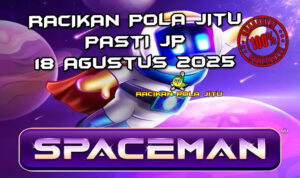 Astronot Spaceman dengan Cashout untuk Racikan Pola Jitu Spaceman di Rajaslot 18 Agustus 2025.