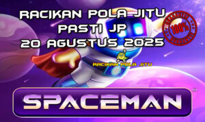 Astronot Spaceman dengan Cashout untuk Racikan Pola Jitu Spaceman di Rajaslot 20 Agustus 2025.