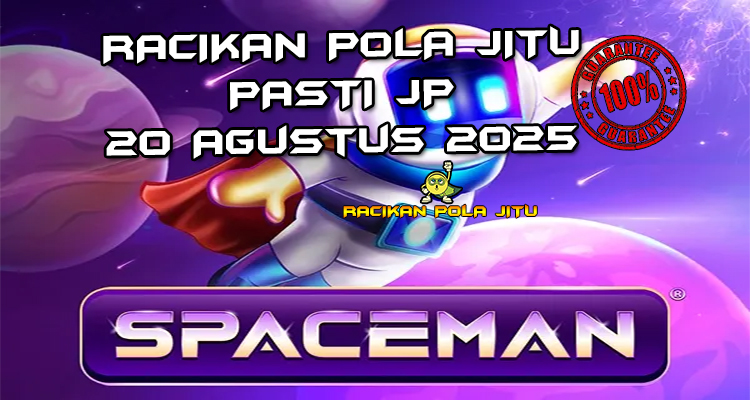 Astronot Spaceman dengan Cashout untuk Racikan Pola Jitu Spaceman di Rajaslot 20 Agustus 2025.