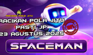 Astronot Spaceman dengan Cashout untuk Racikan Pola Jitu Spaceman di Rajaslot 23 Agustus 2025.