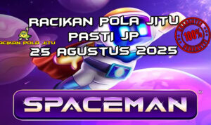 Astronot Spaceman dengan Cashout untuk Racikan Pola Jitu Spaceman di Rajaslot 25 Agustus 2025.