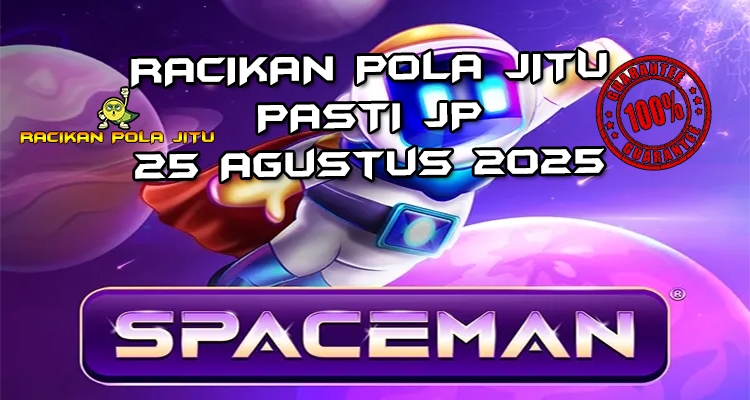 Astronot Spaceman dengan Cashout untuk Racikan Pola Jitu Spaceman di Rajaslot 25 Agustus 2025.