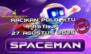 Astronot Spaceman dengan Cashout untuk Racikan Pola Jitu Spaceman di Rajaslot 27 Agustus 2025.