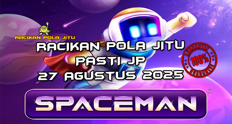 Astronot Spaceman dengan Cashout untuk Racikan Pola Jitu Spaceman di Rajaslot 27 Agustus 2025.