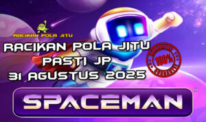 Astronot Spaceman dengan Cashout untuk Racikan Pola Jitu Spaceman di Rajaslot 30 Agustus 2025.