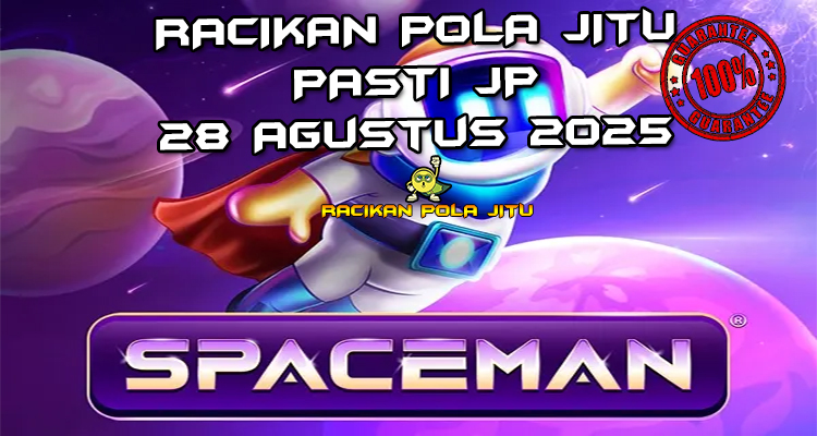 Astronot Spaceman dengan Cashout untuk Racikan Pola Jitu Spaceman di Rajaslot 28 Agustus 2025.