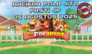 Anjing ceria di The Dog House dengan Sticky Wilds untuk Racikan Pola Jitu 5 Agustus 2025.