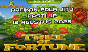 Tabel strategi Racikan Pola Jitu Tree of Fortune di Rajaslot 12 Agustus 2025 dengan pola taruhan.