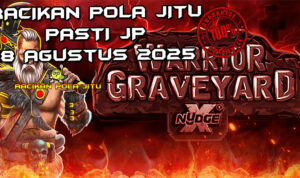 Prajurit makam Warrior Graveyard xNudge dengan Death Spin untuk Racikan Pola Jitu Warrior Graveyard xNudge di Rajaslot 18 Agustus 2025.