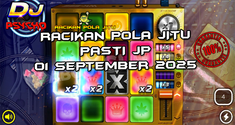 Tabel strategi Racikan Pola Jitu DJ Psycho di Rajaslot 1 September 2025 dengan pola taruhan irama techno.