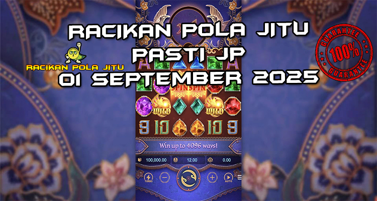 Tabel strategi Racikan Pola Jitu Garuda Gems di Rajaslot 1 September 2025 dengan pola taruhan permata suci.