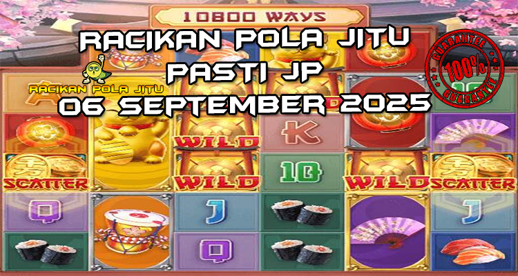 Tabel strategi Racikan Pola Jitu Lucky Neko di Rajaslot 5 September 2025 dengan pola taruhan lentera Jepang.